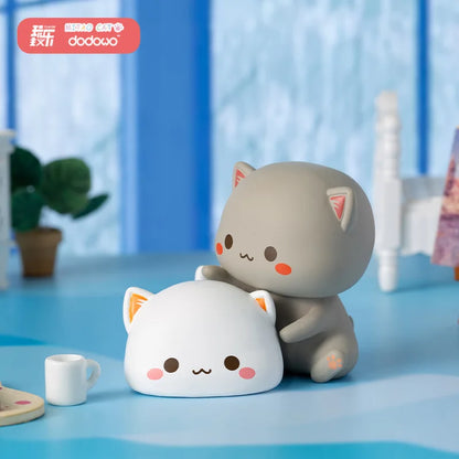 Mitao Cat Blind Box Toys – Cute Lucky Cat Cartoon Figures for Home Decor, 2 Seasons