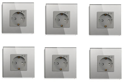 Bseed Smart WiFi Socket – EU Standard Intelligent Outlet, Compatible with Tuya App, Google & Alexa, Timer Function Home Improvement Plug