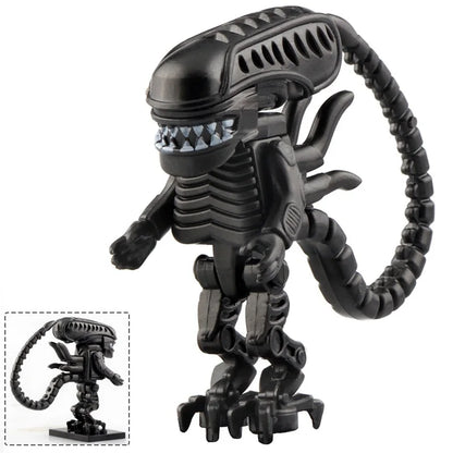 Super Heroes Model Figure Blocks – Invisible Predator vs Alien Jungle Killer Construction Toy for Children