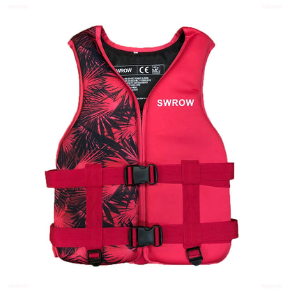 Neoprene Life Jacket for Adults & Children – Buoyancy Vest for Swimming, Boating, Skiing, and Water Sports
