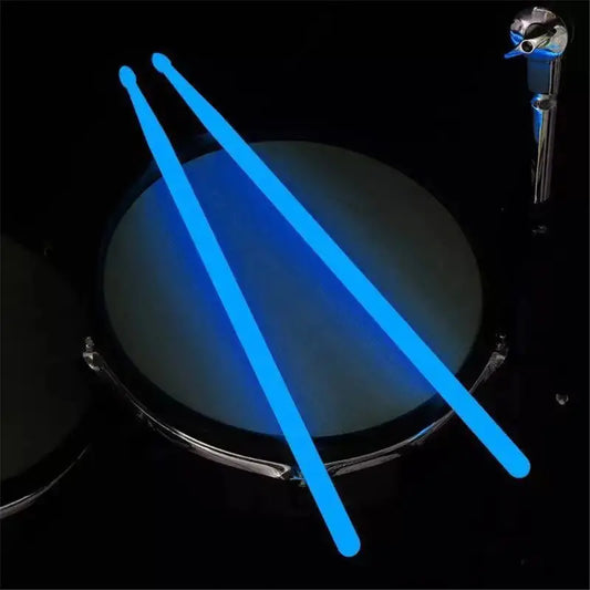 5A Luminous Drumsticks – Nylon Glow-in-the-Dark Bright Drum Sticks for Musical Instruments