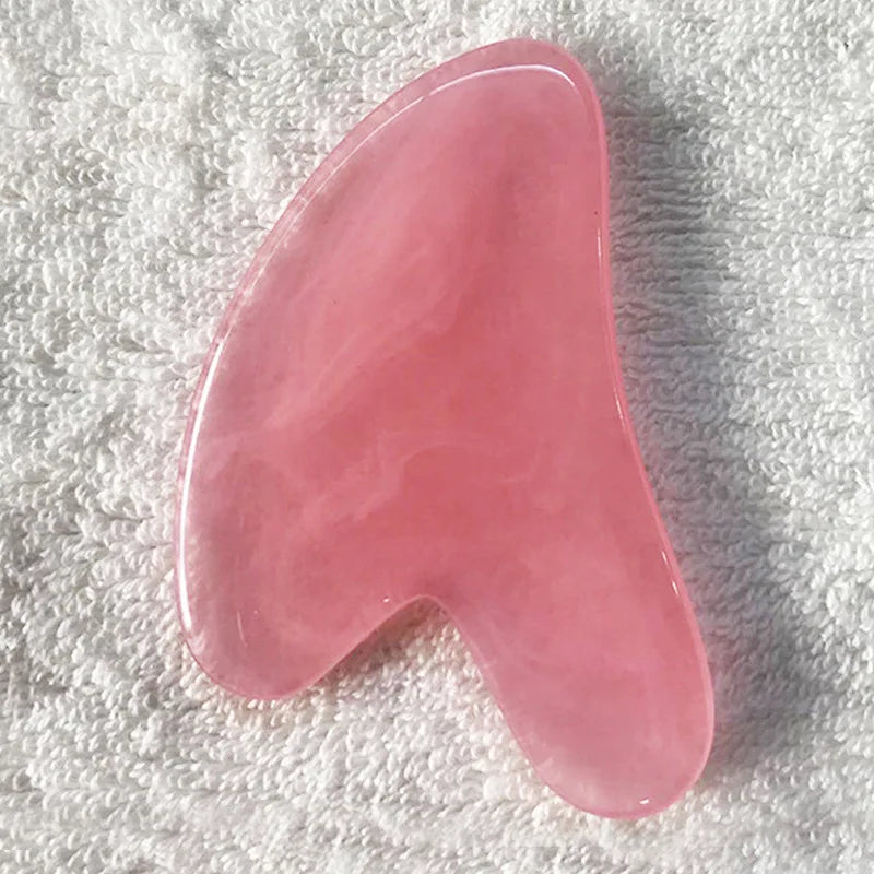 Heart Shape Beeswax Gua Sha Massage Tool – SPA Scraping Face Massager & Acupuncture Guasha Board