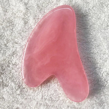 Heart Shape Beeswax Gua Sha Massage Tool – SPA Scraping Face Massager & Acupuncture Guasha Board