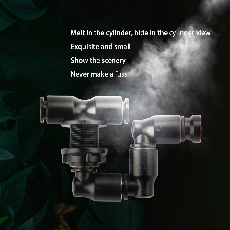 Intelligent Spray System for Reptiles – Mist Rainforest Tank Kit with Electronic Timer, Fogger & Humidifier for Terrariums