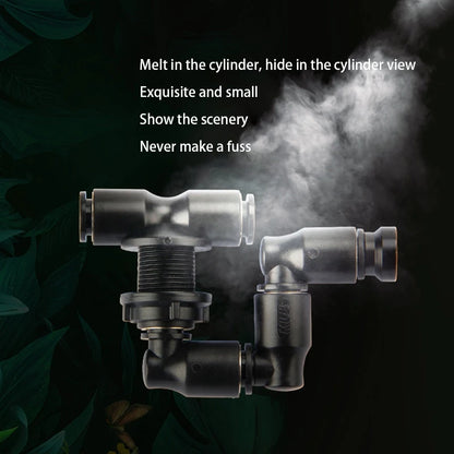 Intelligent Spray System for Reptiles – Mist Rainforest Tank Kit with Electronic Timer, Fogger & Humidifier for Terrariums
