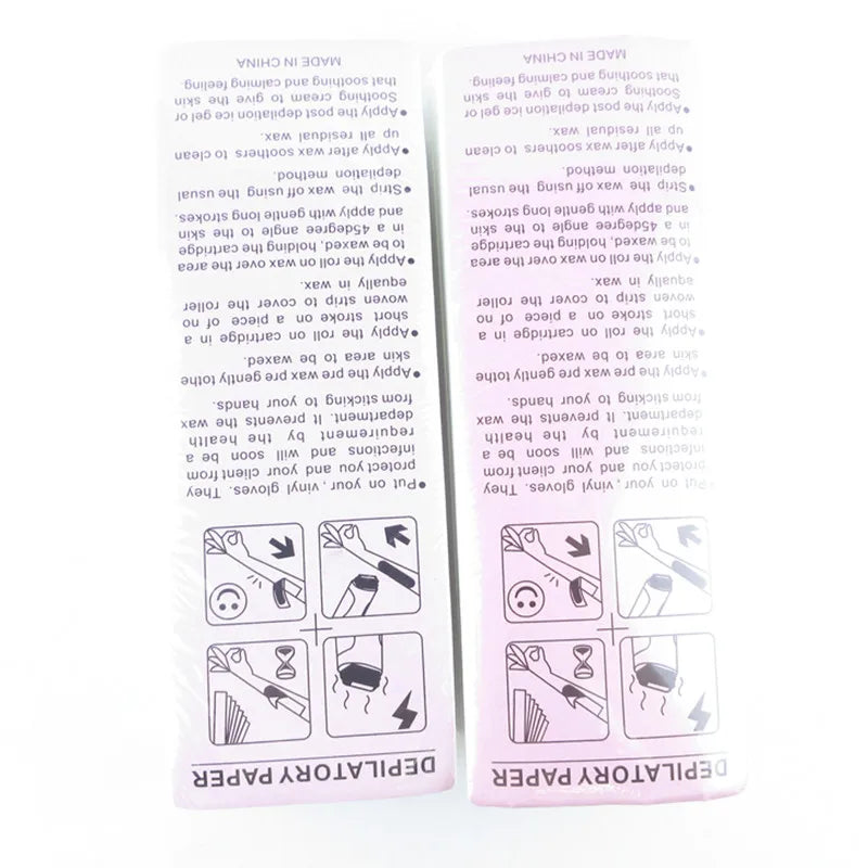 Nonwoven Hair Removal Wax Paper - 100/500/1000pcs Epilator Wax Strips for Body, Leg & Arm - High Quality