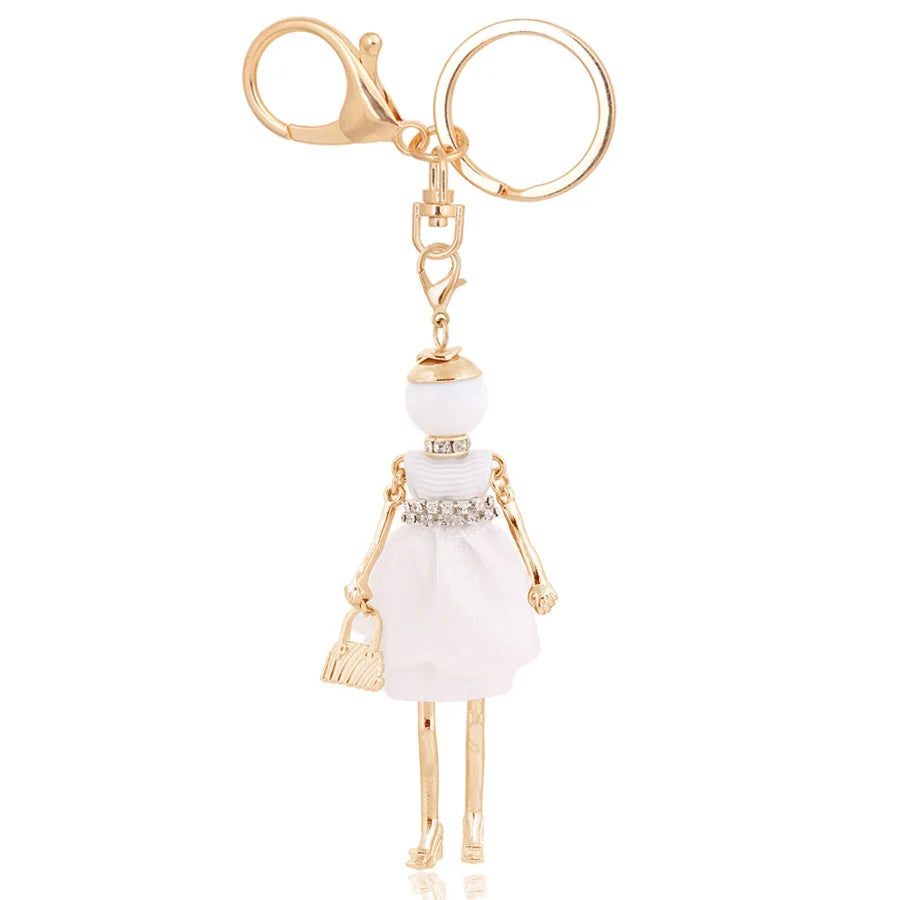 Trendy Women’s Metal Charm Keychain 2026 – Cute Statement Bag Pendant Jewelry Gift for Ladies