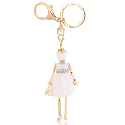 Trendy Women’s Metal Charm Keychain 2026 – Cute Statement Bag Pendant Jewelry Gift for Ladies