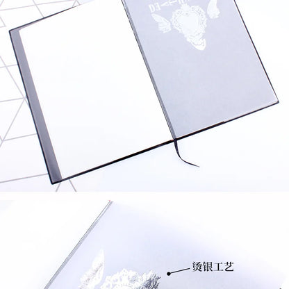 A5 Anime Death Note Notebook Set – Leather Journal, Collectible School Writing Journal with Large Anime Theme