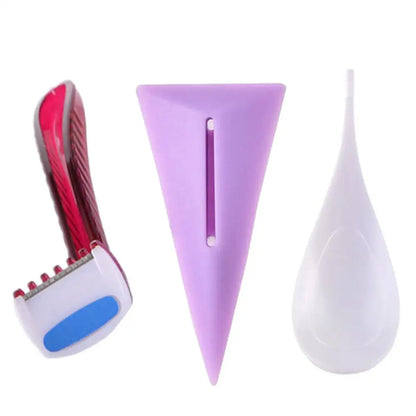 Bikini Shaving Stencil Set for Women — Intimate Pubic Hair Razor & Shaping Tool