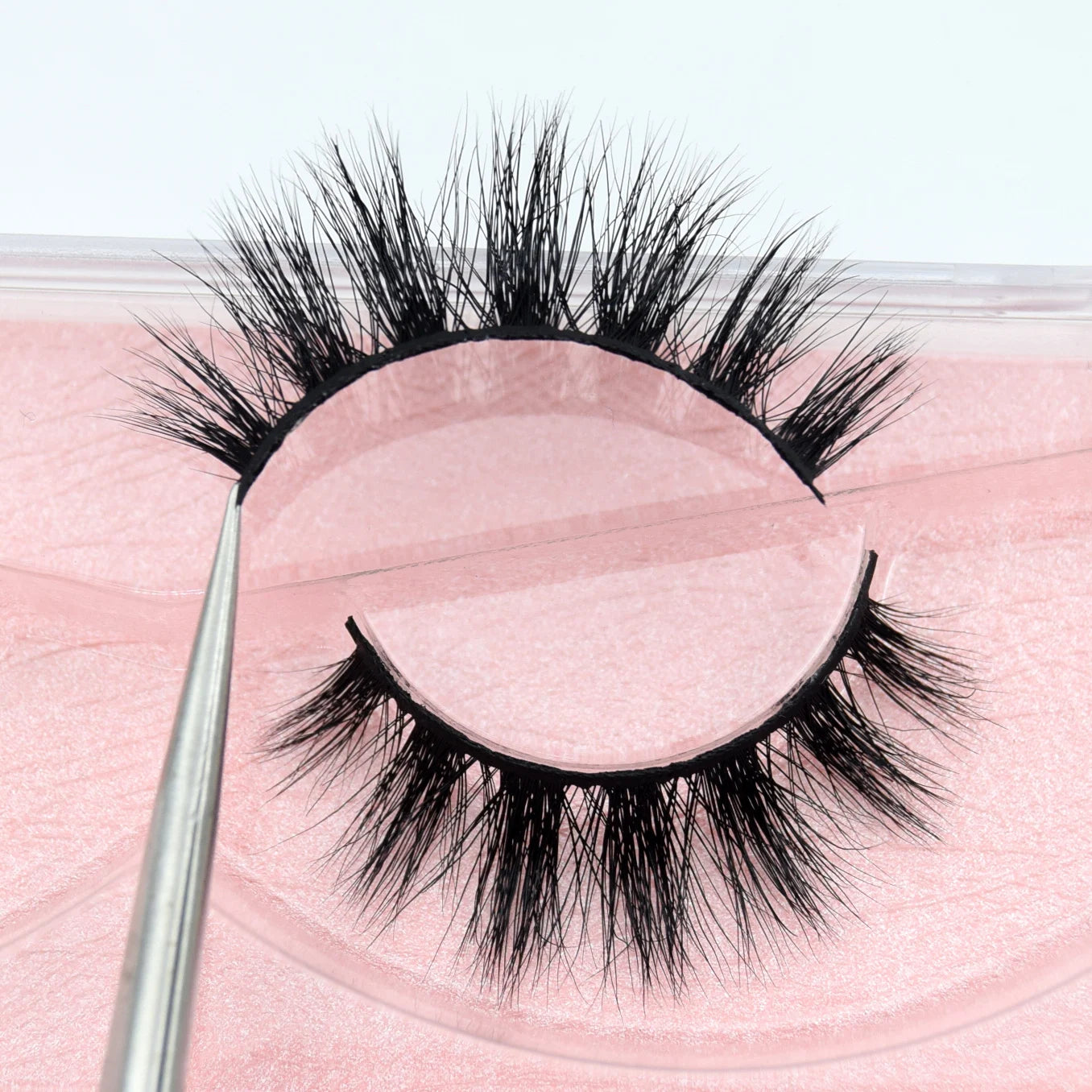 Visofree 13mm 3D Mink Eyelashes – Natural Long Handmade Cruelty-Free False Lashes for Makeup G04