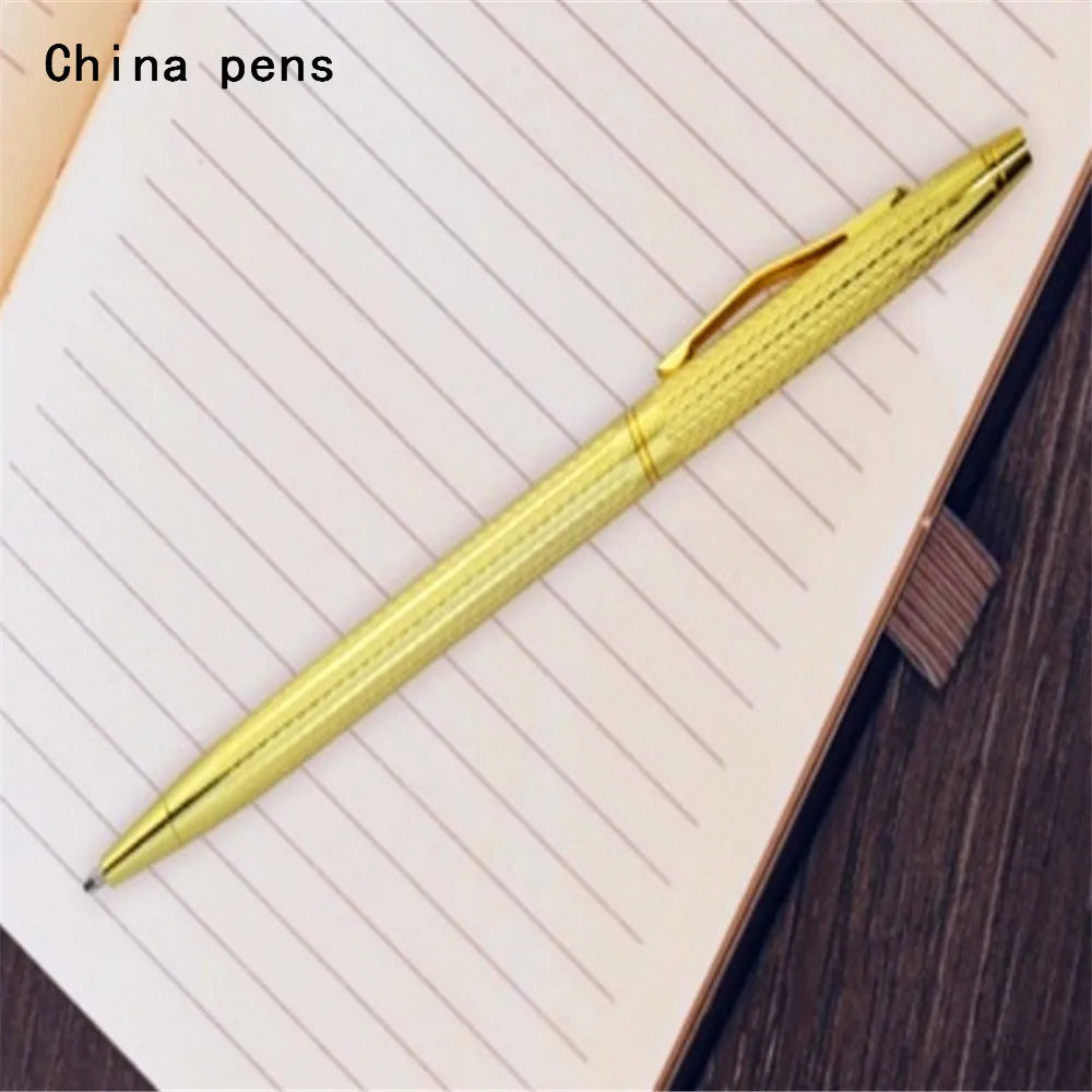 Luxury Model 003 Gold Ballpoint Pen – Premium Color Fine Point Writing Pen for Business, Office & School Stationery