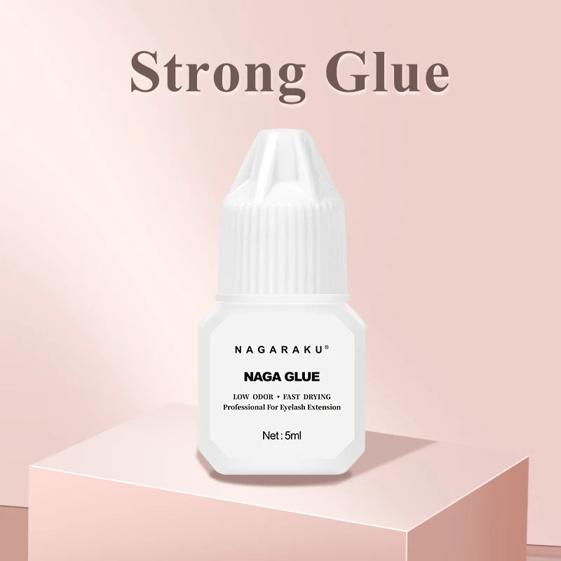 NAGARAKU Eyelash Extension Kit - Lash Glue Primer, Adhesive Hardener & Fast Removal Glue for Strong Bonding