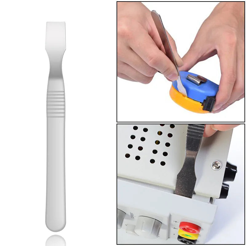 9-Pcs Stainless Steel Tweezers Set — Anti-Static Precision Tools for Electronics & Phone Repair