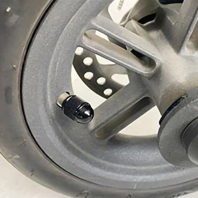Aluminum Alloy Electric Scooter Valve Caps - Schrader Valve Dust Covers for Ninebot MAX G30, Xiaomi Mijia M365, and Scooter Accessories