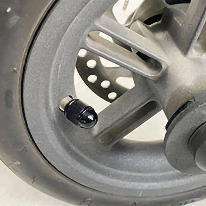 Aluminum Alloy Electric Scooter Valve Caps - Schrader Valve Dust Covers for Ninebot MAX G30, Xiaomi Mijia M365, and Scooter Accessories