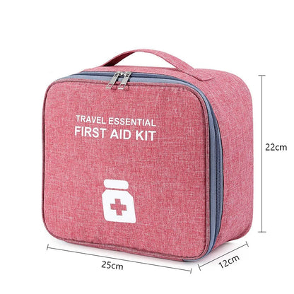 Mini Portable Medicine Storage Bag — Travel First Aid Organizer for Camping, Emergency, and Survival, Pill Case
