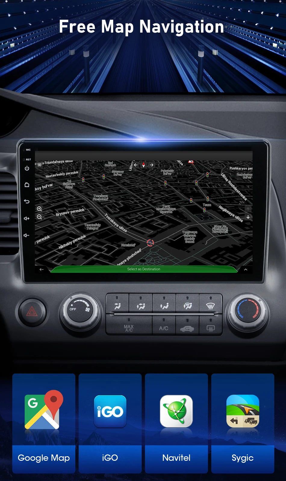 Srnubi 2DIN Car Radio Android 12 – Universal 7"/9" CarPlay Multimedia Player for Nissan, Honda, Toyota, Lada, Volkswagen, Hyundai