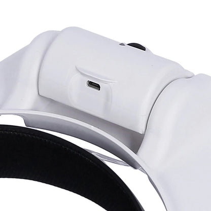 USB Rechargeable Magnifying Glasses Loupe with LED – Watchmaker Repair Tool Headband Magnifier (1.5x-3.5x)