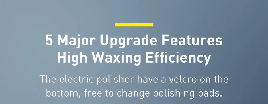 Baseus Wireless Car Polisher — Cordless Electric Waxing & Polishing Machine with Adjustable Speed for Auto Detailing