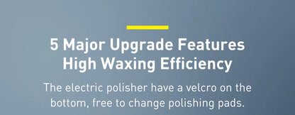 Baseus Wireless Car Polisher — Cordless Electric Waxing & Polishing Machine with Adjustable Speed for Auto Detailing