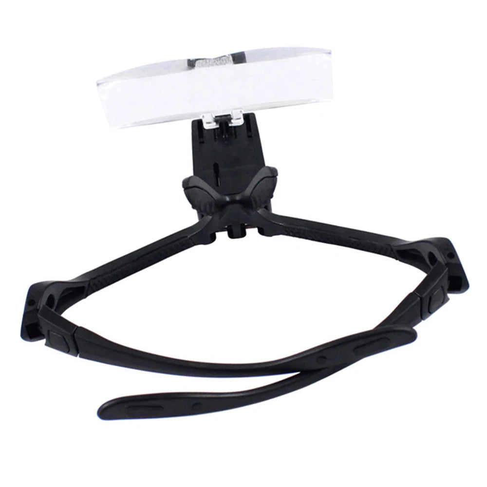 Headband Magnifying Glasses with 2 LED Lights – 1.0x to 3.5x Loupe Optical Lens for Eye & Repair Work