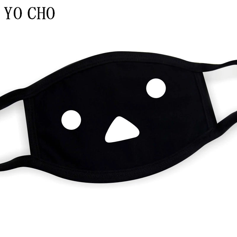 YO CHO Unisex Cotton Dust Mouth Mask – Anime Cartoon Respirator, Warm Mouth Muffle, Perfect Birthday Party Gift