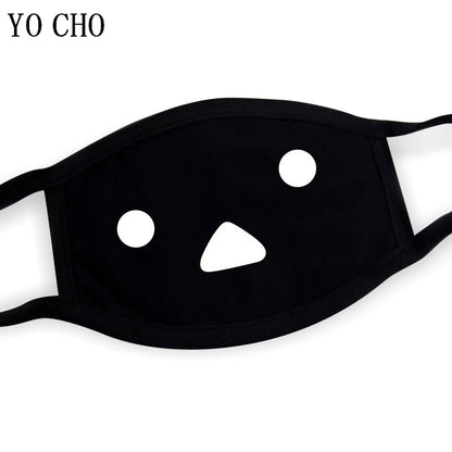 YO CHO Unisex Cotton Dust Mouth Mask – Anime Cartoon Respirator, Warm Mouth Muffle, Perfect Birthday Party Gift