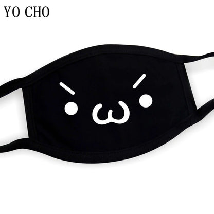 YO CHO Unisex Cotton Dust Mouth Mask – Anime Cartoon Respirator, Warm Mouth Muffle, Perfect Birthday Party Gift