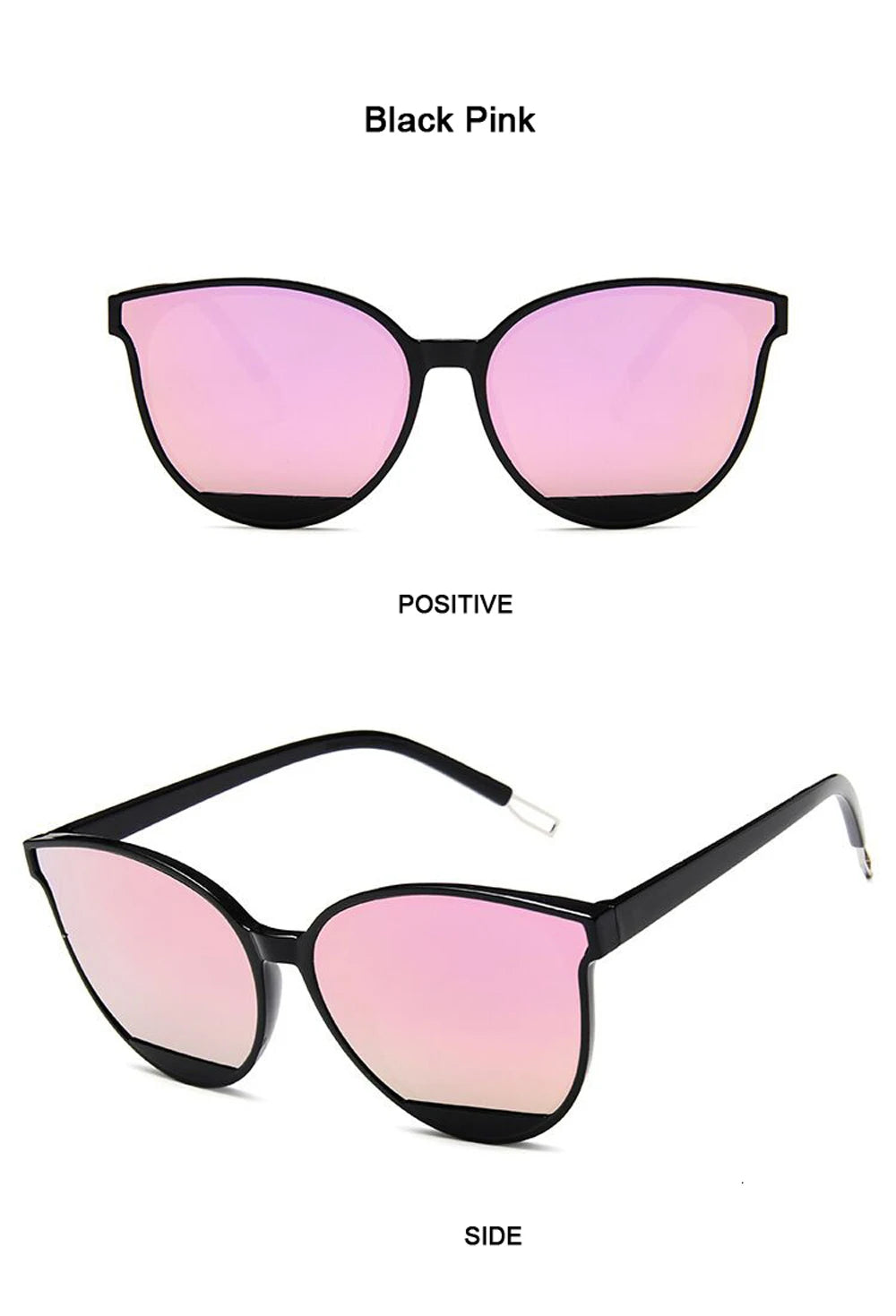 2025 New Arrival Fashion Sunglasses for Women, Vintage Metal Mirror Sun Glasses, UV400 Protection Oculos De Sol Feminino