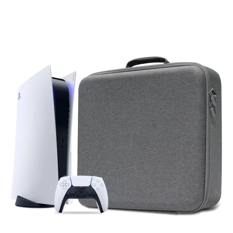 DATA FROG Portable Travel Storage Shoulder Bag – Waterproof Backpack for PS5 Console, Controller & Accessories