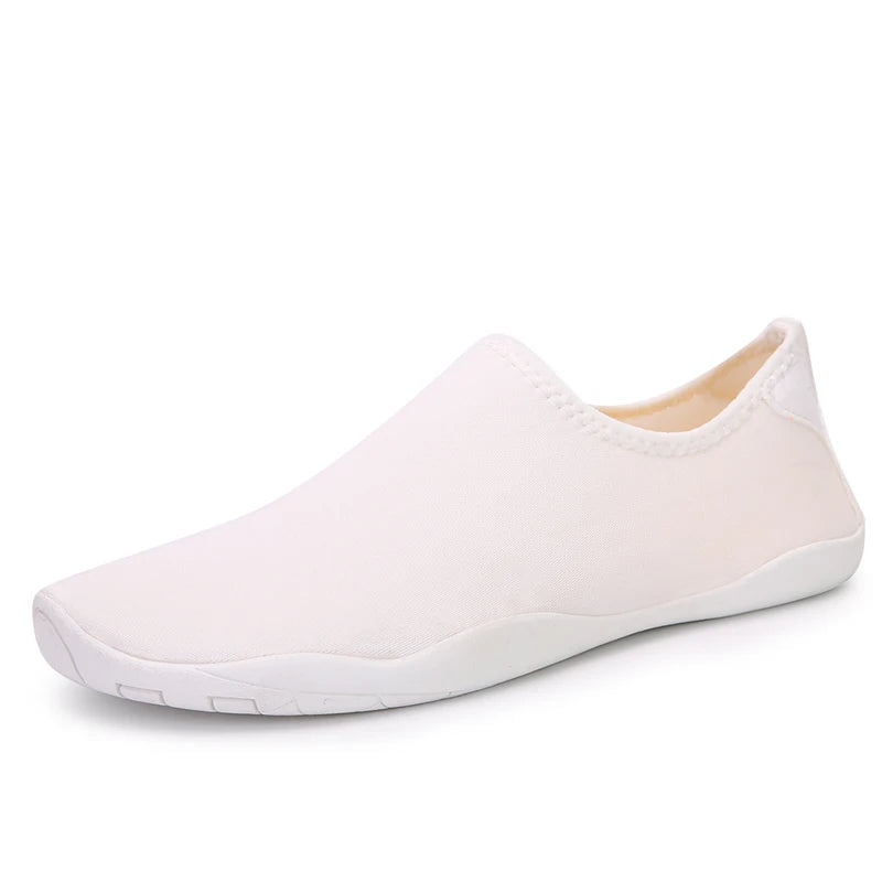 Solid Color Unisex Quick-Drying Aqua Sneakers - Children’s Swimming & Beach Water Shoes, Barefoot Shoes for Women