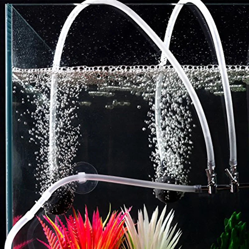 Silicon Aquarium Oxygen Pump Hose - 4x6mm, 1m/3m/5m/10m, Food Grade Tube for Fish Tank & Pond