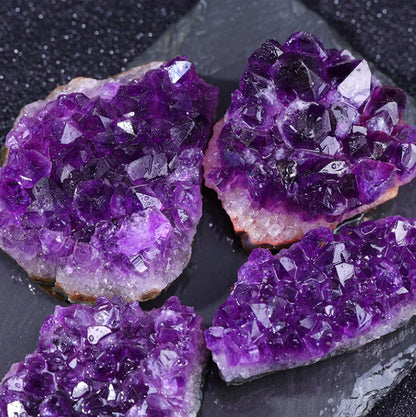 Amethyst Geode Crystal Wand — 10-70g Natural Quartz Stone Point for Energy Healing & Home Décor (30-50mm)