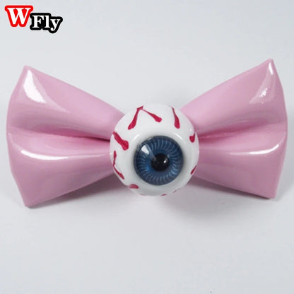 Gothic Lolita Bowknot Hair Clip - Harajuku Girls Solid Color Side-Knot Hair Accessory