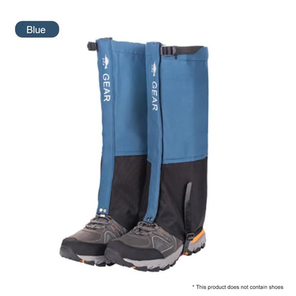 Waterproof Outdoor Travel Leg Warmers: Hiking Leg Gaiters for Climbing, Camping, and Winter Tours - Snow Foot Covers for Protection