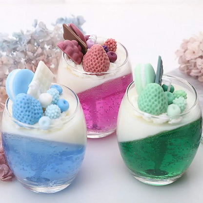 3D Mini Fruit Silicone Candle Mold — Strawberry, Raspberry, Blueberry, Tangerine & Mulberry for Soap, Fondant & Wax Melts