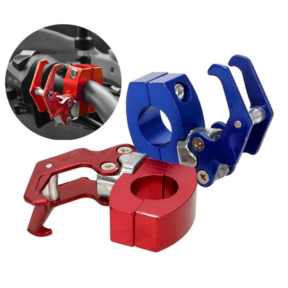 Aluminum Alloy Bag & Helmet Hanger — Motorcycle & Bicycle Hook, Easy-Install, 4 Colors