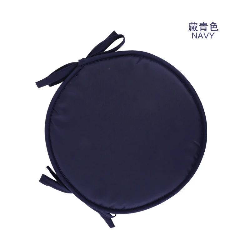 Round Chair Cushion – Candy Color Seat Pad with Drawstring, Home Decor & Office Chair Cushion, 30cm & 38cm