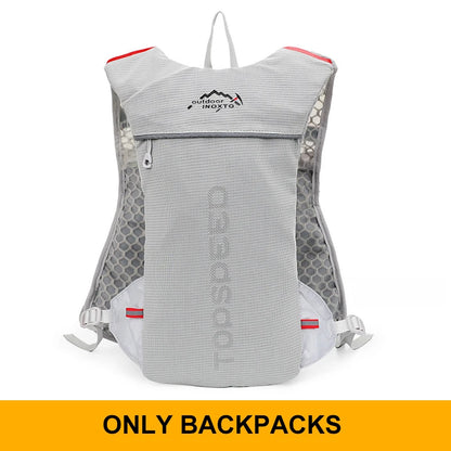 INOXTO 5L Trail Running Backpack - Ultra-Light Hydration Vest for Marathon & Cycling with 1.5L/2L Water Bag