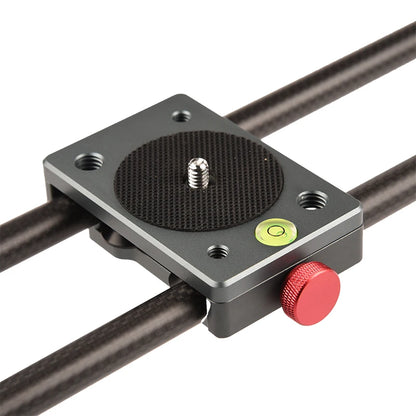 VLOGMAGIC 16" Carbon Fiber Camera Slider - Tabletop Video Rail System for DSLR, Mirrorless Cameras and iPhone up to 5kg