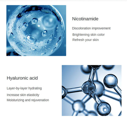 500ml Hyaluronic Acid Facial Essence – Moisturizing, Whitening, Pore Minimizing, Anti-Aging & Anti-Wrinkle Serum with VC & Niacinamide