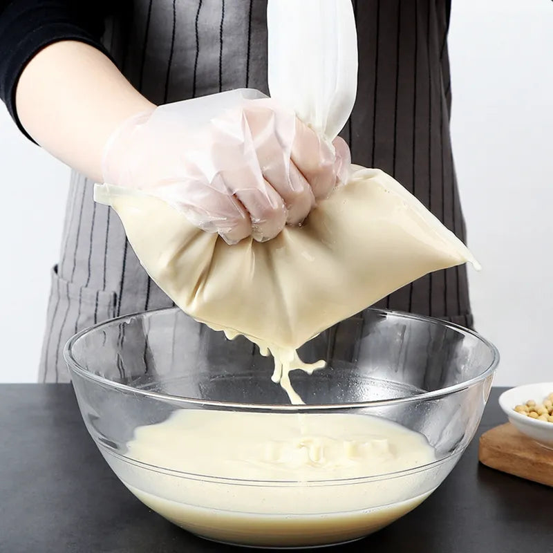 Reusable Nylon Filter Bags for Soy Milk, Wine, Nut Milk, Tea, Coffee, Oil, Yogurt, and More!