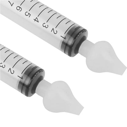 Baby Nasal Aspirator Syringe Set – 2-Piece 10mL PP Nose Cleaner for Newborns and Infants