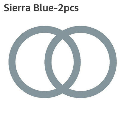 2-Pack MagSafe Magnetic Ring Plate — Universal Metal Sticker for Wireless Charging & Car Mount Holder