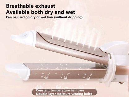 Professional Electric Hair Curler – 9-38mm Temperature Adjustable Curling Iron Wand with LCD Display
