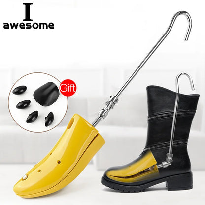 Adjustable Shoe Trees for Boots — Professional Shoe Stretchers & Shapers for Women’s High Heels, Expanders for Upper Widening