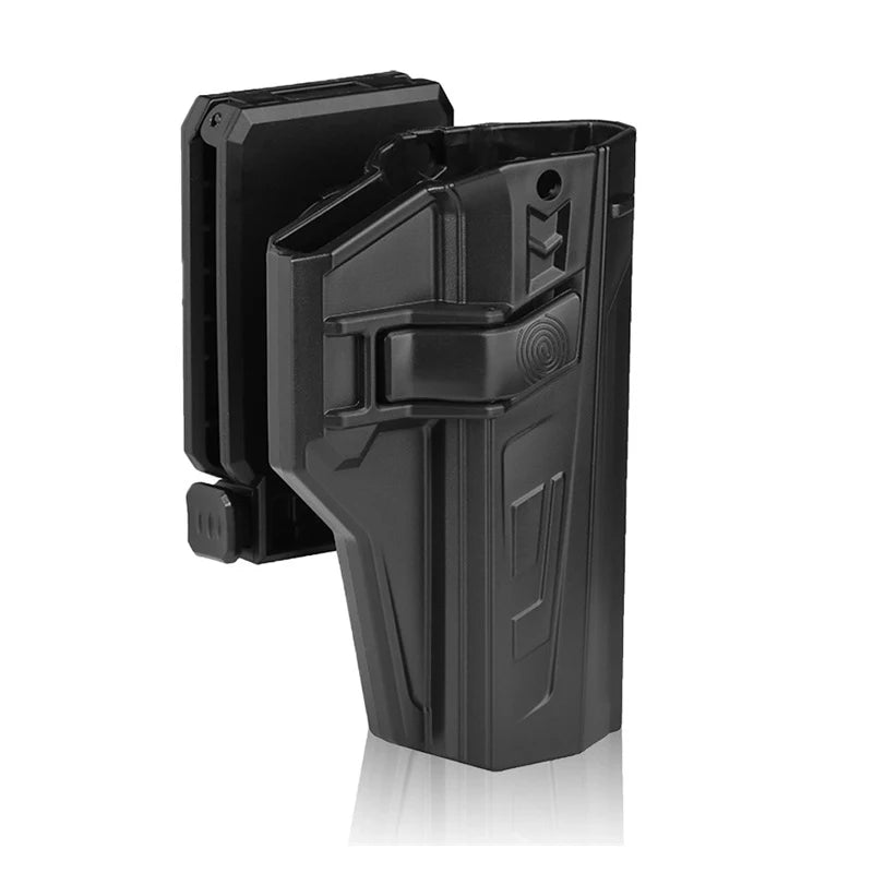 Tactical CZ P07 P09 Drop Leg Holster - Thigh Pistol Gun Holder with Belt Loop Auto-Lock Plastic Steel Case
