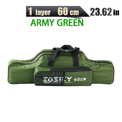 PROXPE Foldable Oxford Fishing Rod Bag – Multi-Purpose Fishing Gear Storage, 60-180cm High Quality