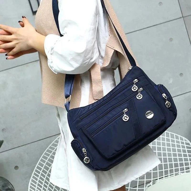 Yogodlns Oxford Waterproof Shoulder Bag – Women’s Casual Crossbody, Large Capacity Multifunction Messenger & Shopping Handbag